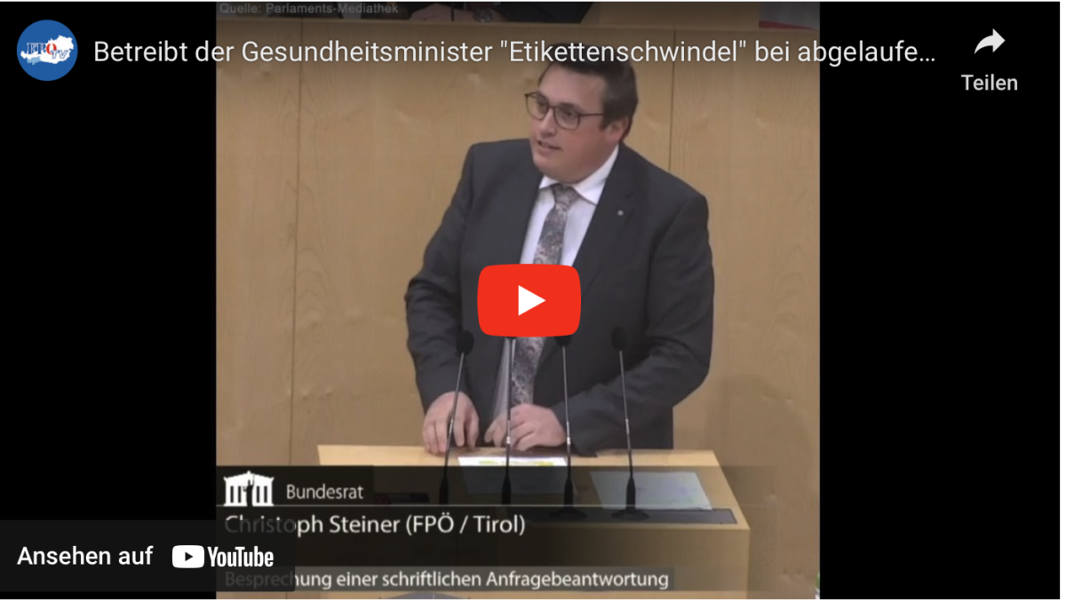 Betreibt der Gesundheitsminister „Etikettenschwindel“ bei abgelaufenen Impfdosen?