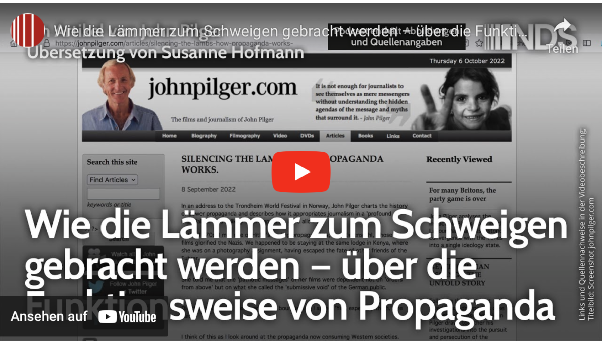 Wie die Lämmer zum Schweigen gebracht werden – über die Funktionsweise von Propaganda