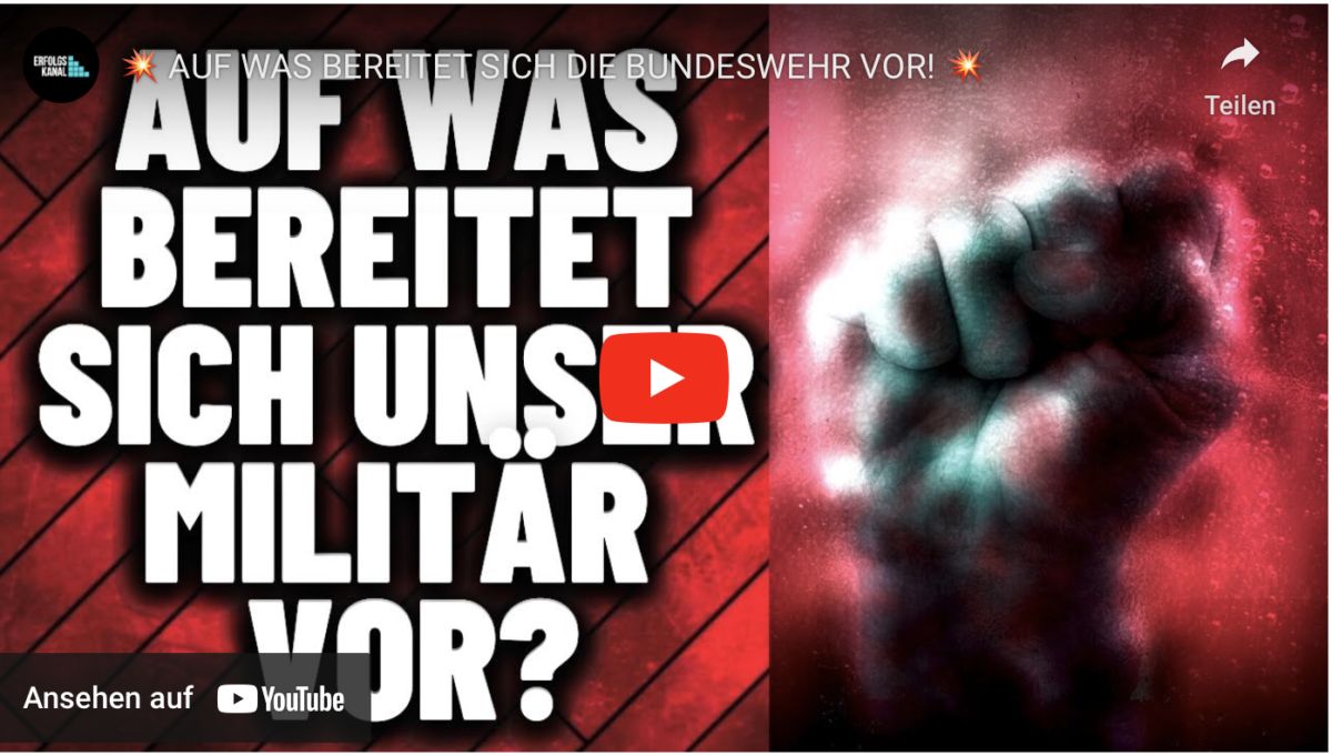AUF WAS BEREITET SICH DIE BUNDESWEHR VOR!