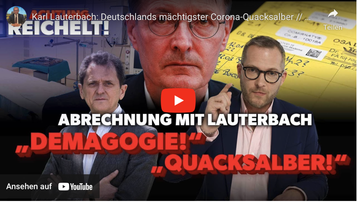 Karl Lauterbach: Deutschlands mächtigster Corona-Quacksalber!