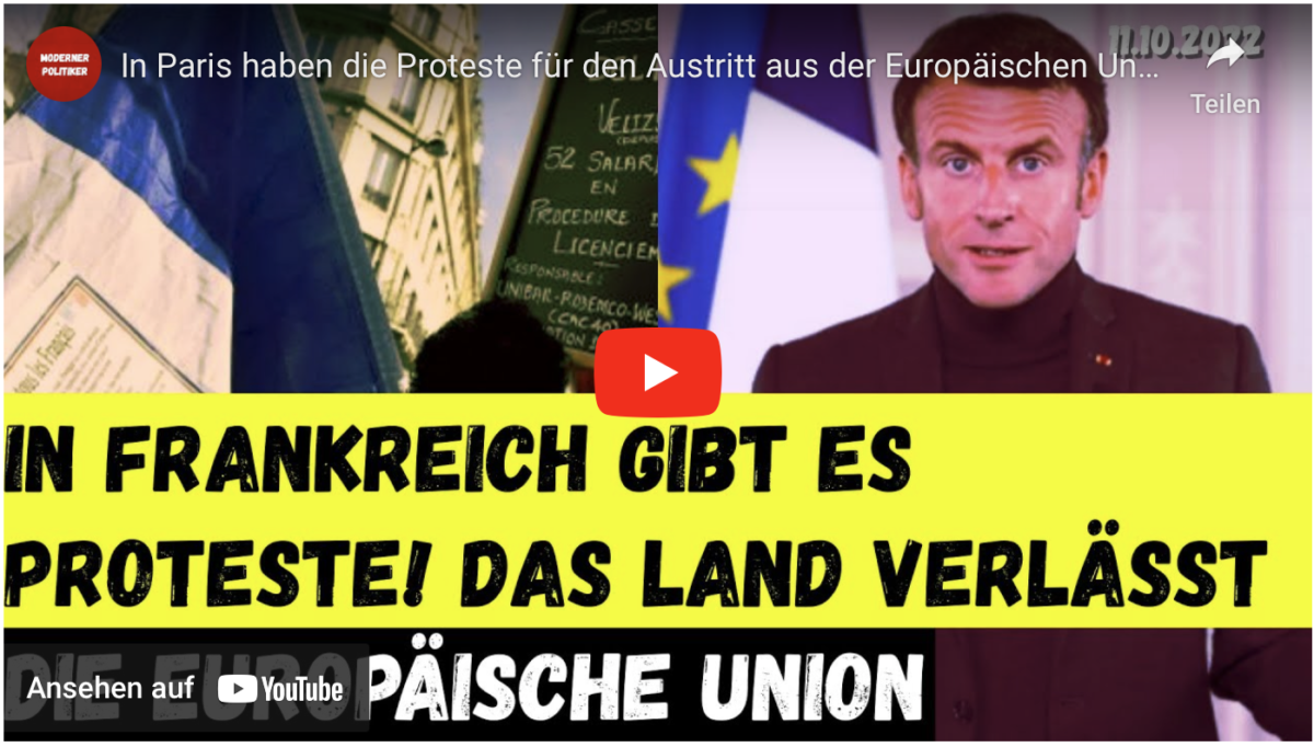 In Paris haben die Proteste für den Austritt aus der Europäischen Union begonnen
