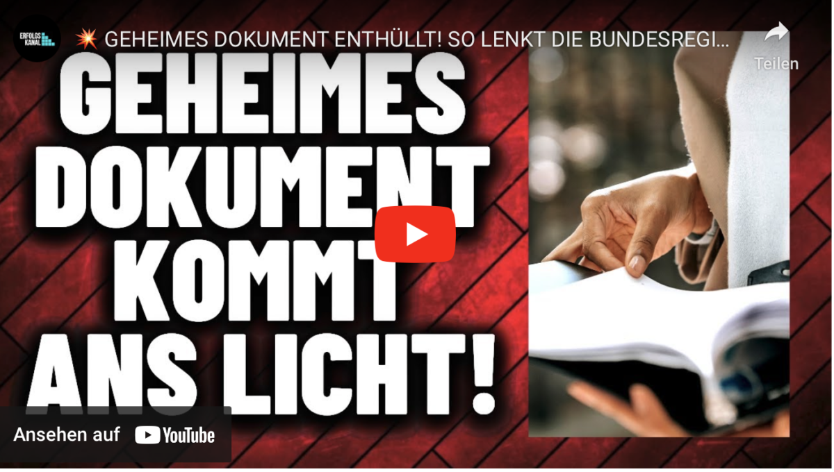 GEHEIMES DOKUMENT ENTHÜLLT! SO LENKT DIE BUNDESREGIERUNG DIE MEDIEN!