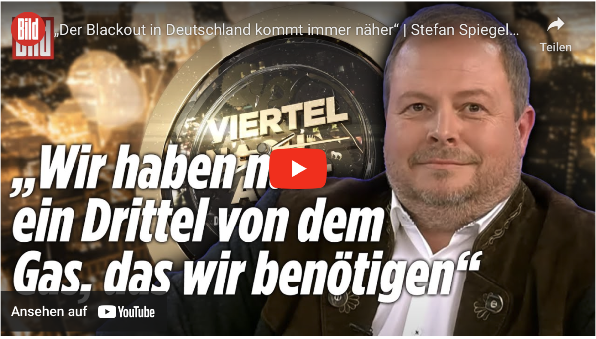 „Der Blackout in Deutschland kommt immer näher“
