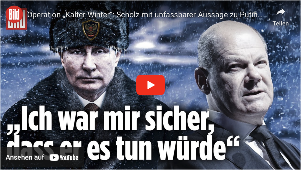 Operation „Kalter Winter“: Scholz mit unfassbarer Aussage zu Putins Gas-Erpressung!