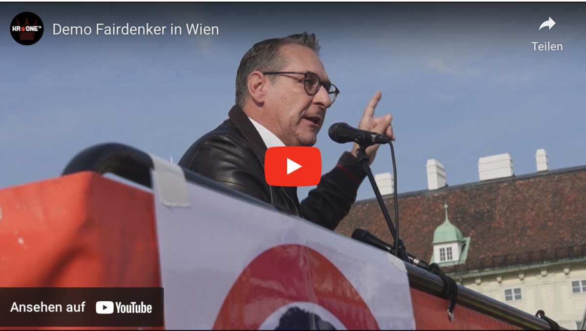 Demo Fairdenker in Wien!