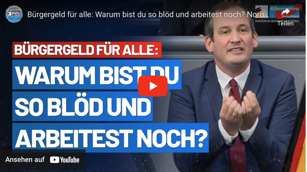 Bürgergeld für alle: Warum bist du so blöd und arbeitest noch?
