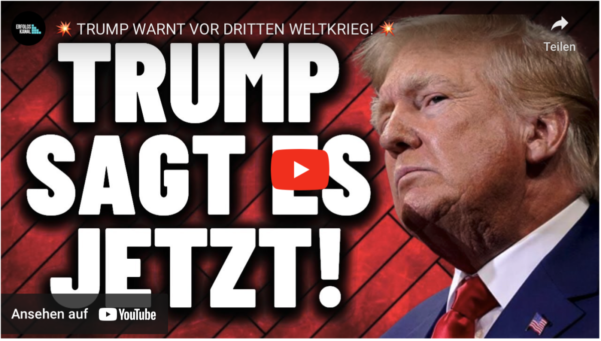TRUMP WARNT VOR DRITTEN WELTKRIEG!