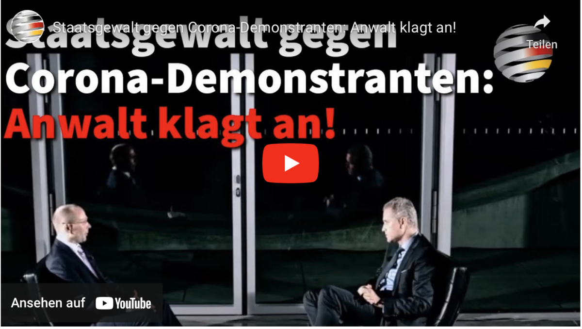 Staatsgewalt gegen Corona-Demonstranten: Anwalt klagt an!