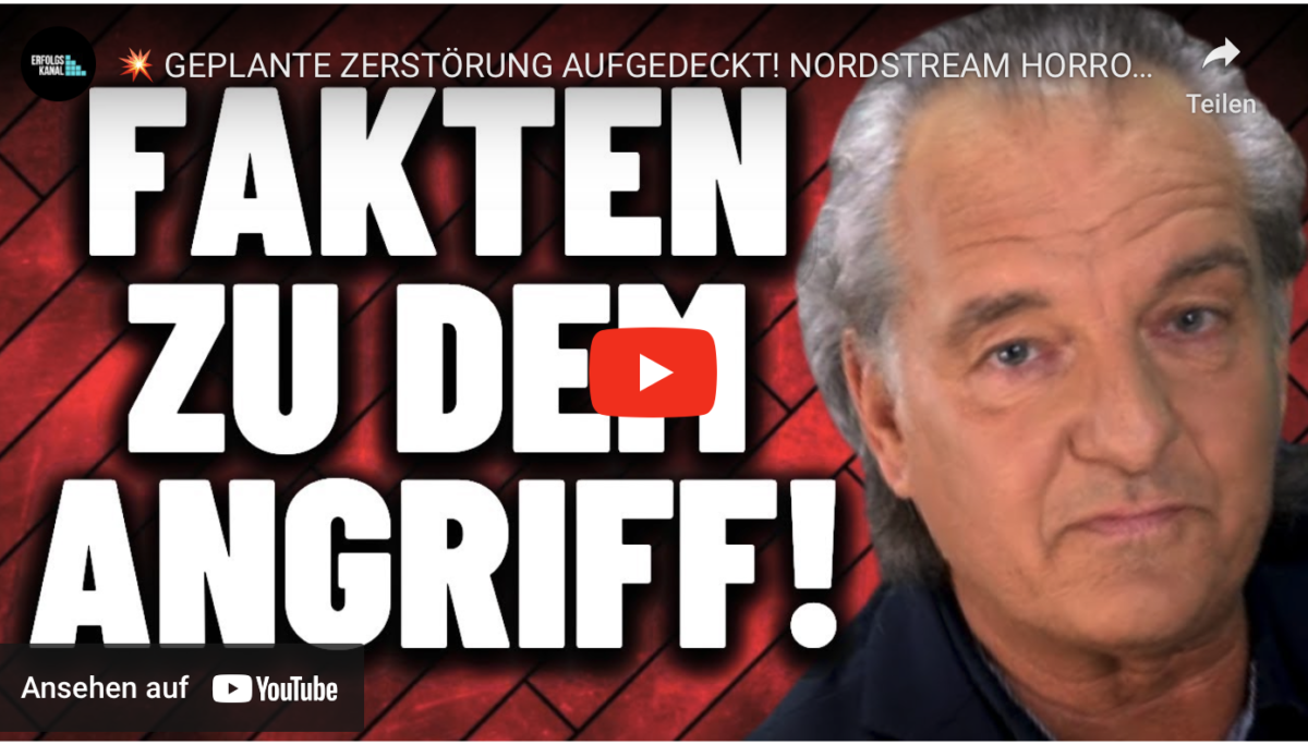 GEPLANTE ZERSTÖRUNG AUFGEDECKT! NORDSTREAM HORROR!