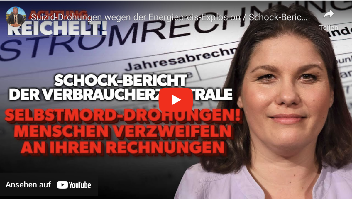 Suizid-Drohungen wegen der Energiepreis-Explosion / Schock-Bericht von Verbraucherschützerin Oelmann