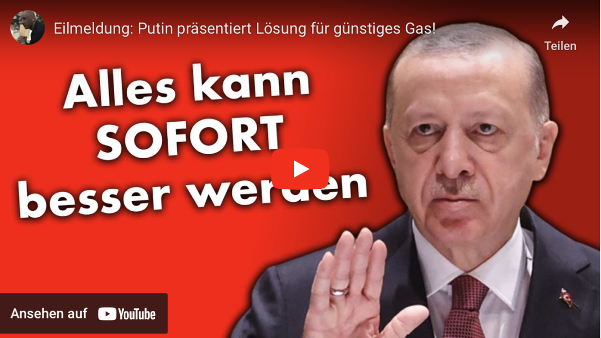 Eilmeldung: Putin präsentiert Lösung für günstiges Gas!