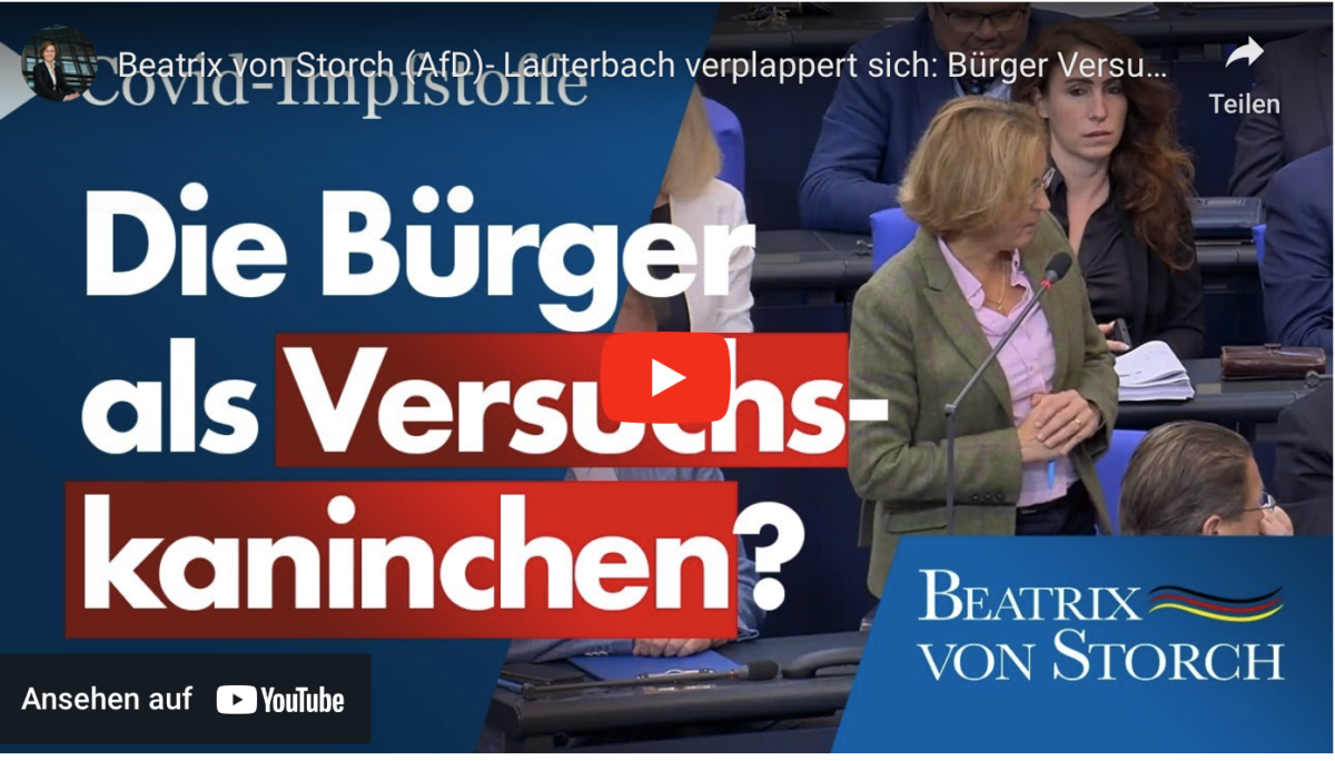 Wann wirst Du endlich wach? Lauterbach verplappert sich: Bürger Versuchskaninchen bei C19-Impfstoffen!
