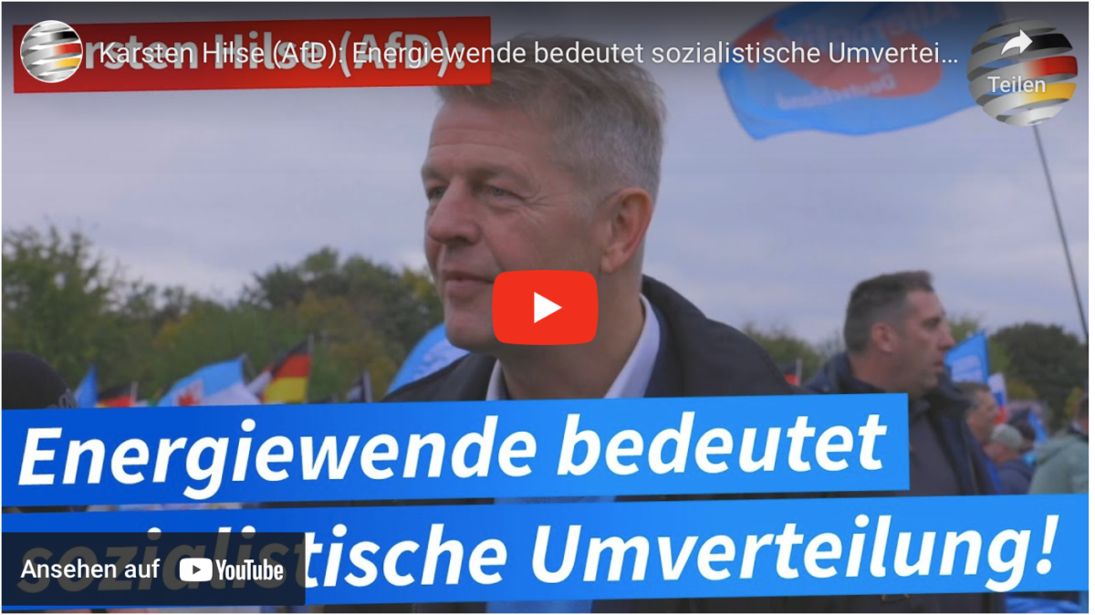 Energiewende bedeutet sozialistische Umverteilung!