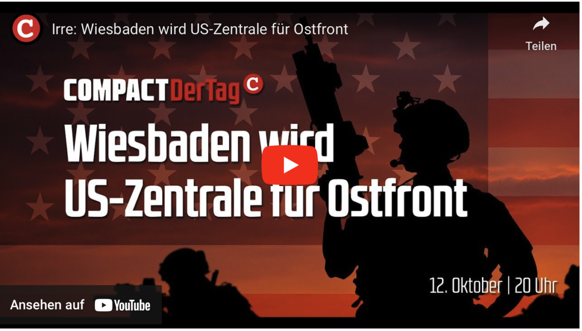 Irre: Wiesbaden wird US-Zentrale für Ostfront!