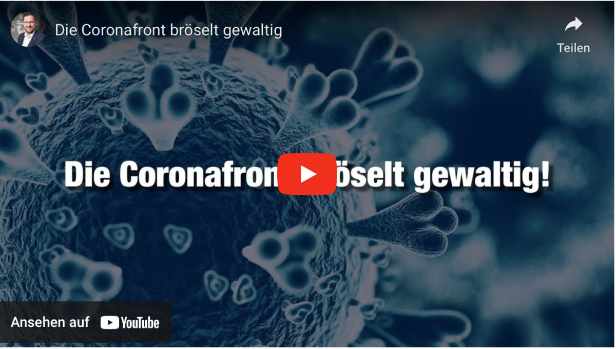 Die Coronafront bröselt gewaltig!