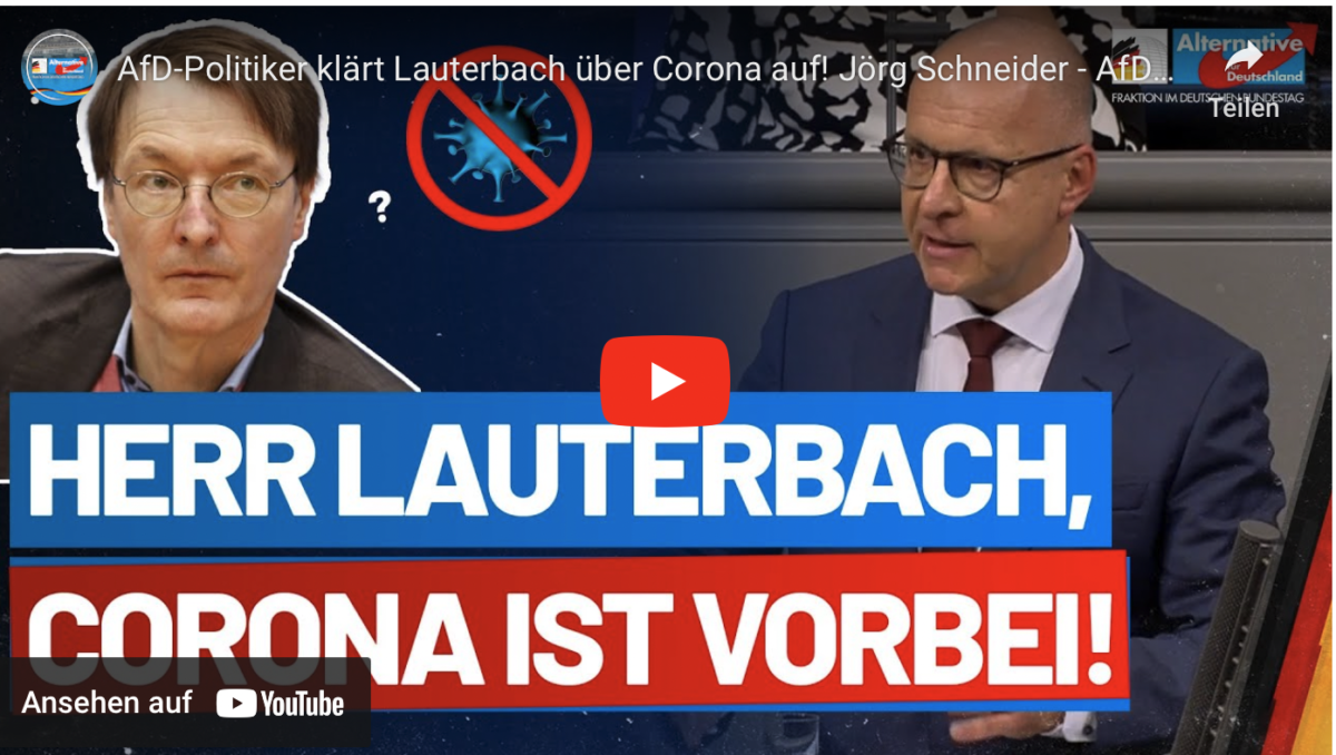 Herr Lauterbach, Corona ist vorbei!