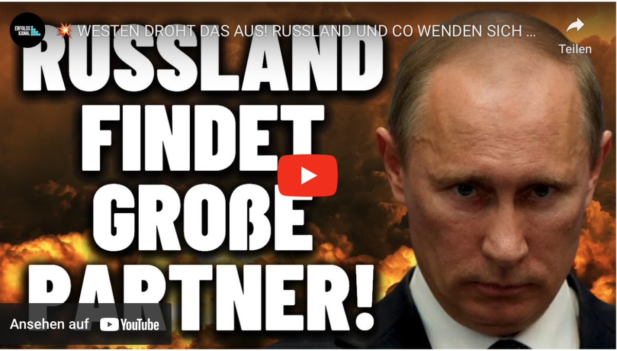 WESTEN DROHT DAS AUS! RUSSLAND UND CO WENDEN SICH GEGEN IHN!