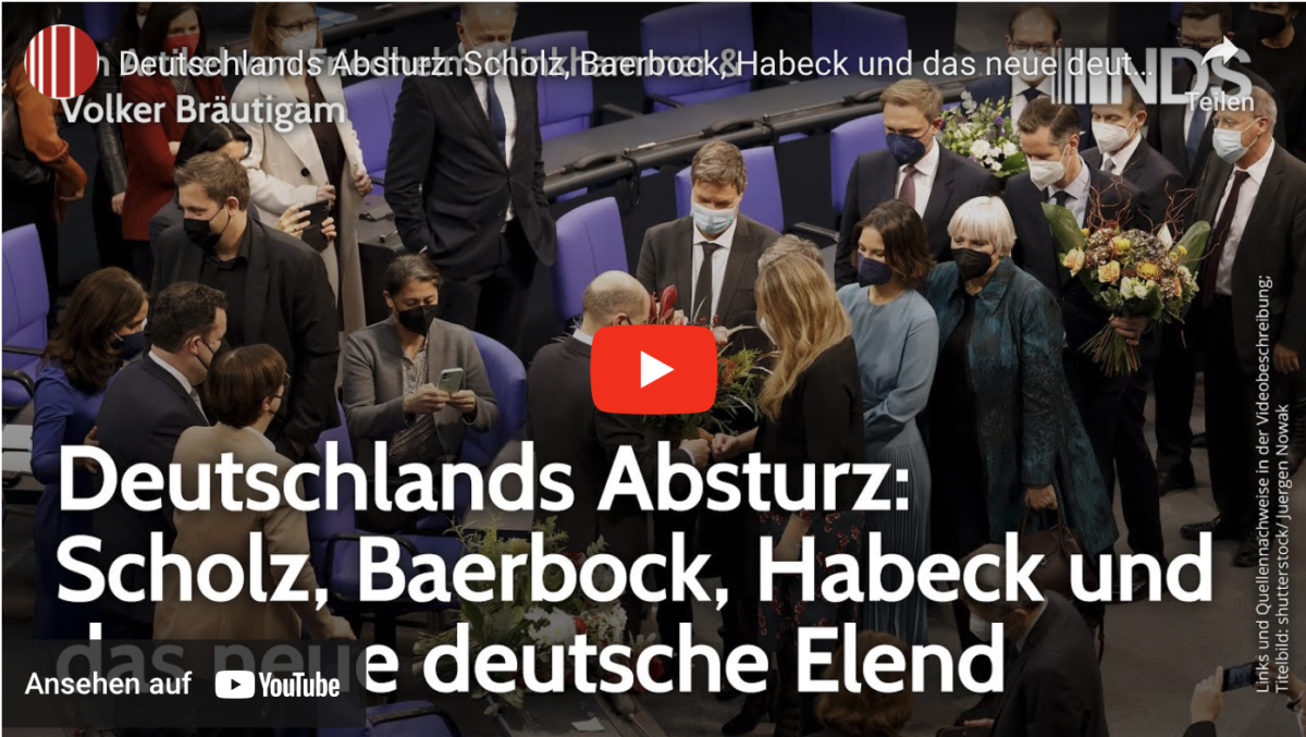 Deutschlands Absturz: Scholz, Baerbock, Habeck und das neue deutsche Elend!