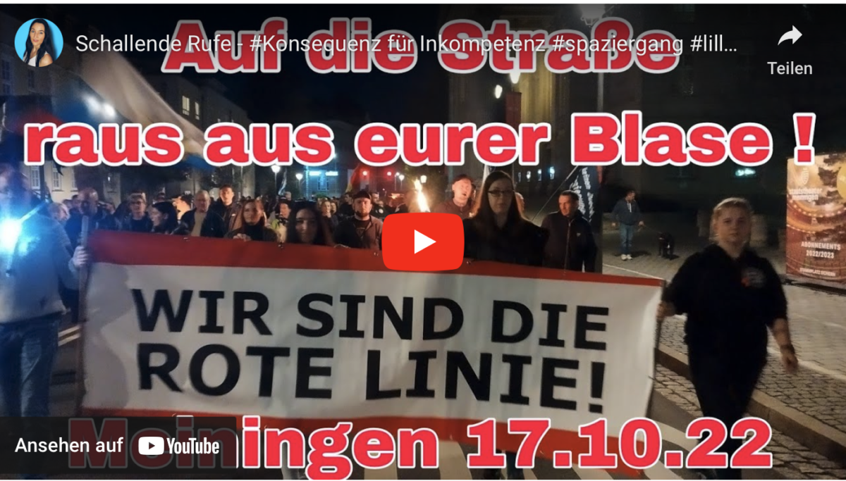 Schallende Rufe – Konsequenz für Inkompetenz spaziergang