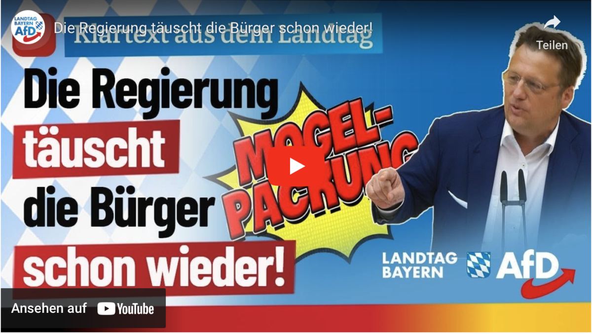 Die Regierung täuscht die Bürger schon wieder!