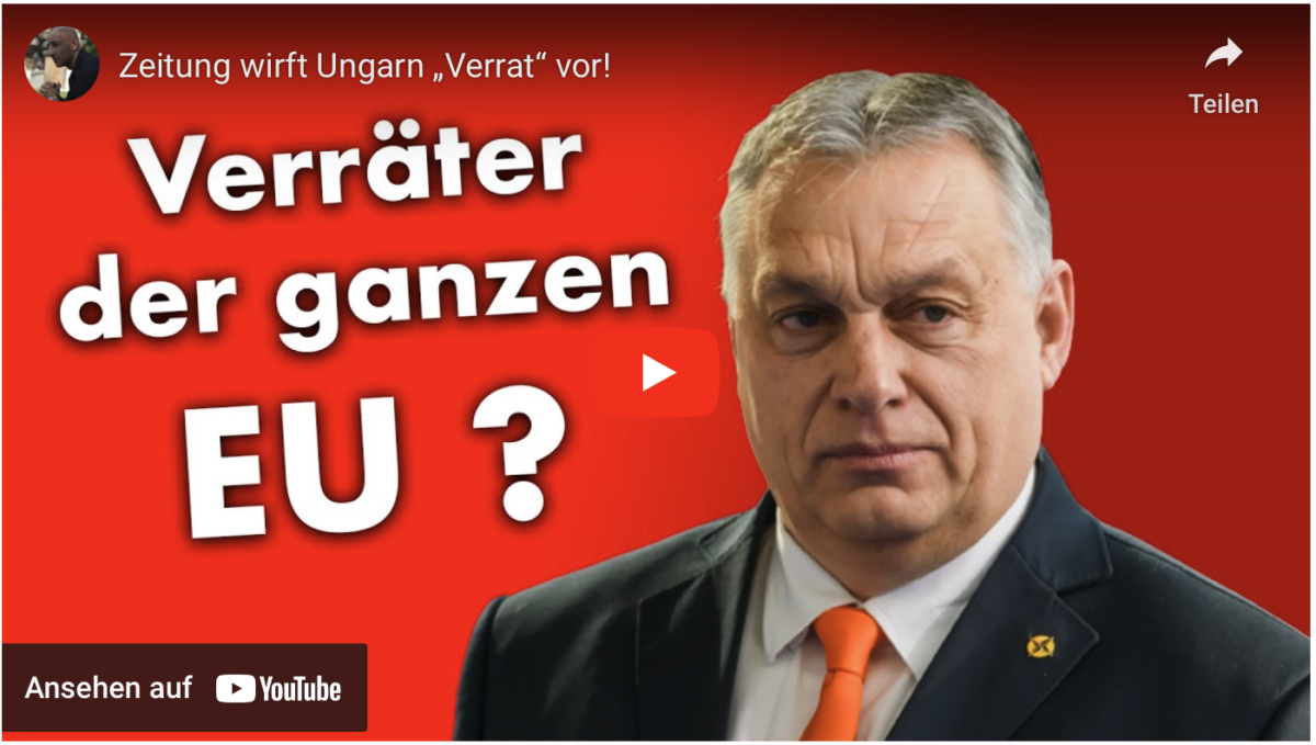 Zeitung wirft Ungarn „Verrat“ vor!