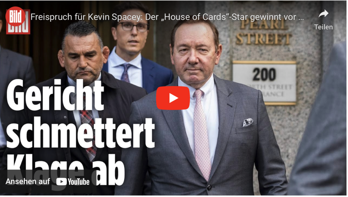 Freispruch für Kevin Spacey: Der „House of Cards“-Star gewinnt vor Gericht