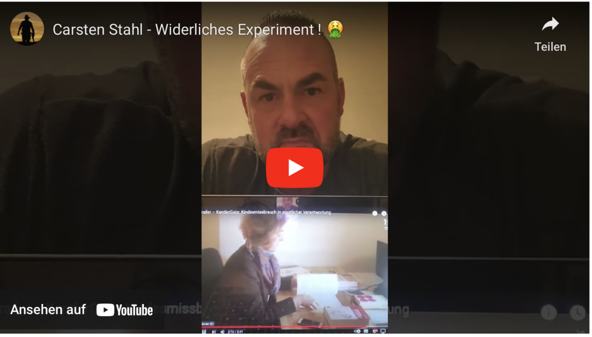 Carsten Stahl – Widerliches Experiment !