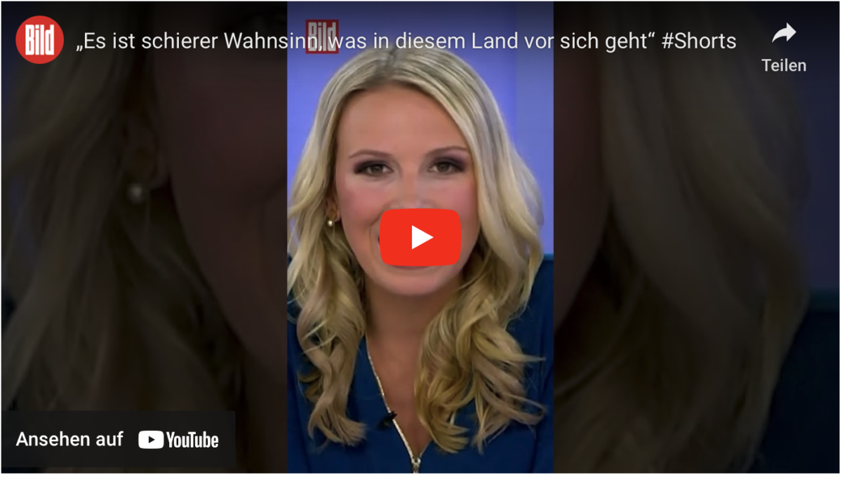 Masken: Es ist schierer Wahnsinn, was in diesem Land vor sich geht!