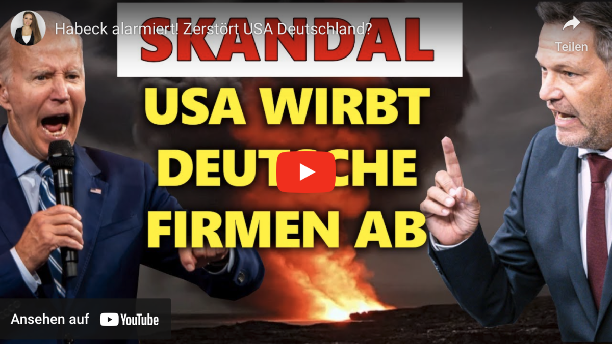 Habeck alarmiert! Zerstört USA Deutschland?