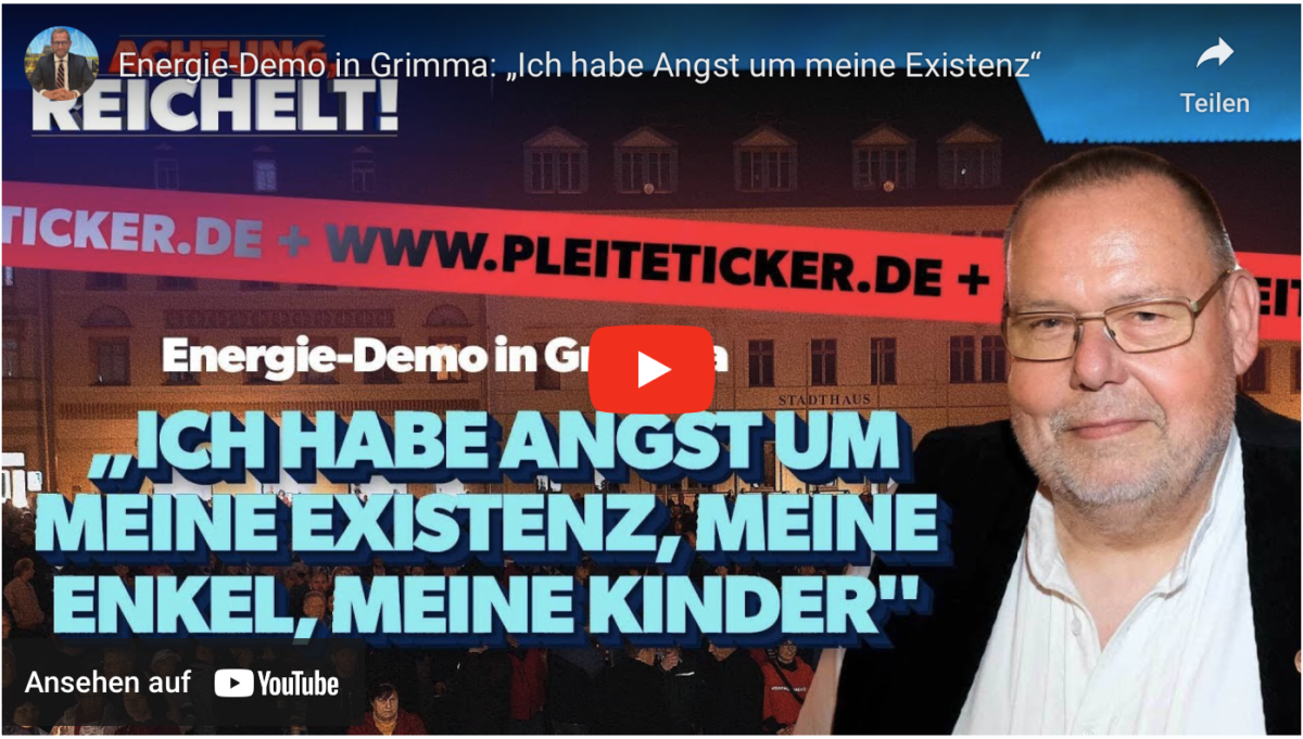 Energie-Demo in Grimma: „Ich habe Angst um meine Existenz“