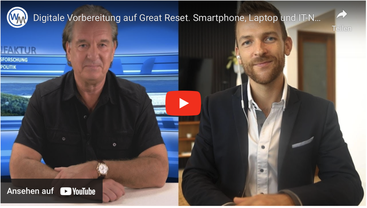 Digitale Vorbereitung auf Great Reset. Smartphone, Laptop und IT-Notfallplan!