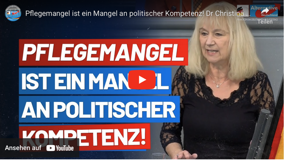 Pflegemangel ist ein Mangel an politischer Kompetenz!