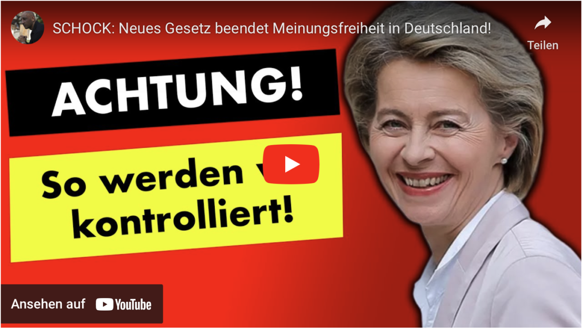 SCHOCK: Neues Gesetz beendet Meinungsfreiheit in Deutschland!