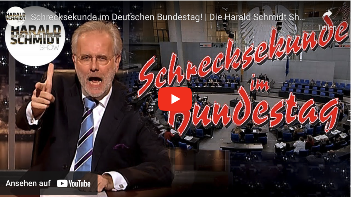 Schrecksekunde im Deutschen Bundestag!