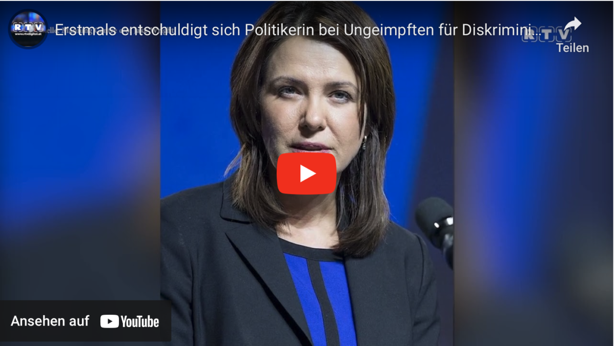 Erstmals entschuldigt sich Politikerin bei Ungeimpften für Diskriminierung!