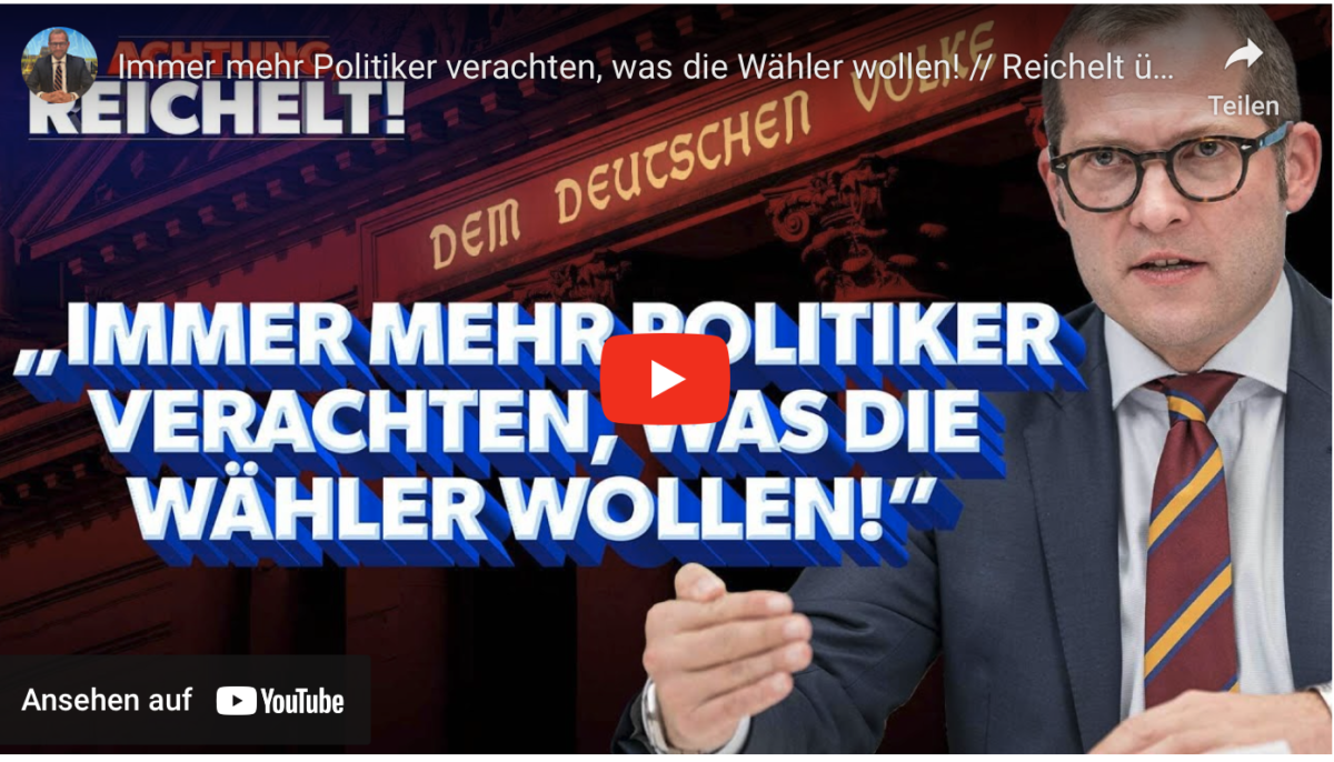 Immer mehr Politiker verachten, was die Wähler wollen!