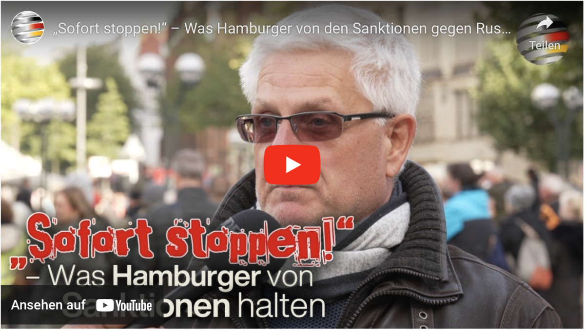 „Sofort stoppen!“ – Was Hamburger von den Sanktionen gegen Russland halten!