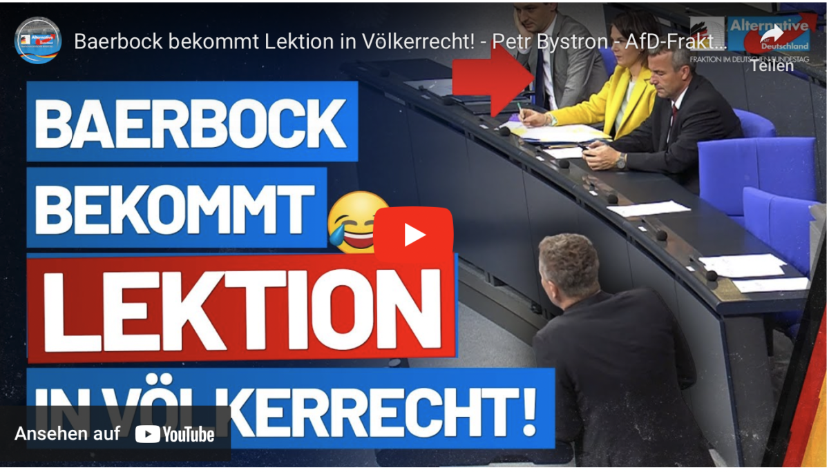 Baerbock bekommt Lektion in Völkerrecht!