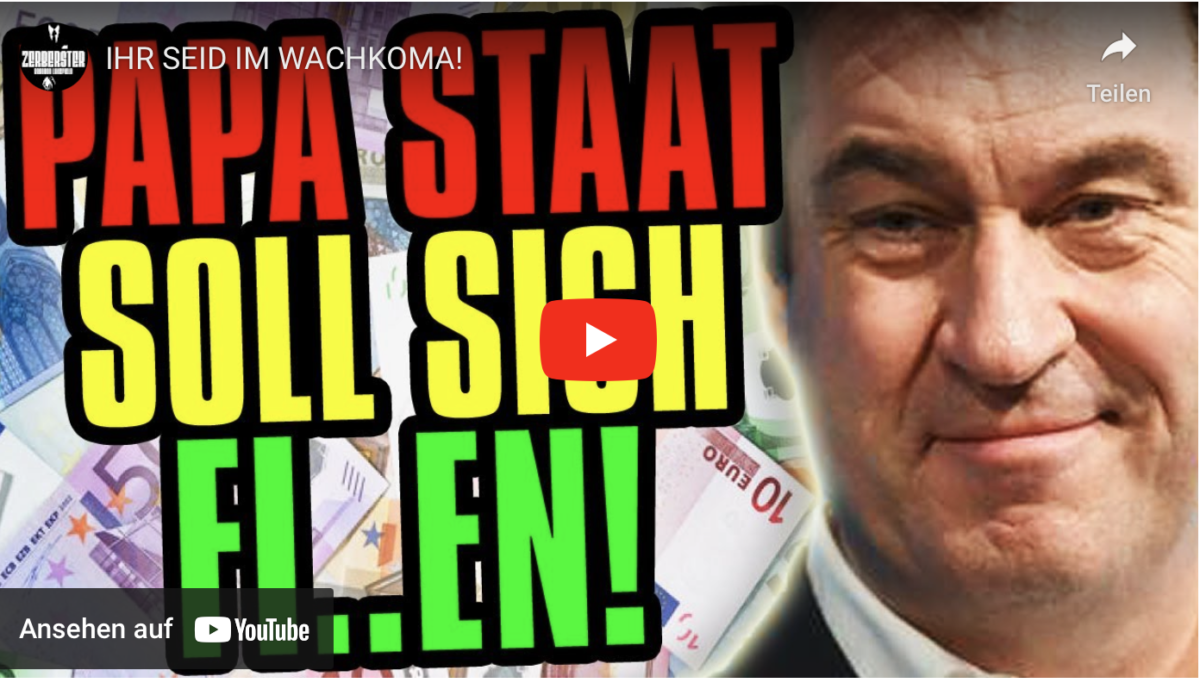 Papa Staat soll sich FI..EN!