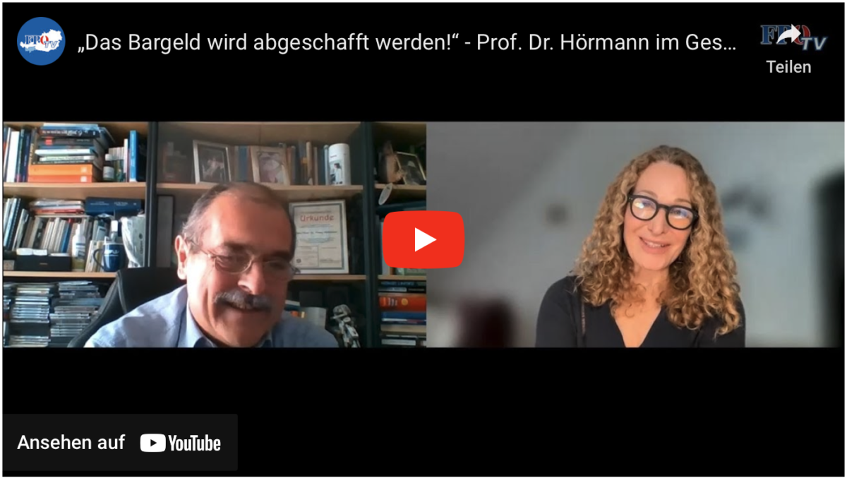 „Das Bargeld wird abgeschafft werden!“