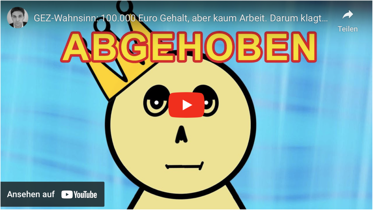 GEZ-Wahnsinn: 100.000 Euro Gehalt, aber kaum Arbeit. Darum klagt WDR-Redakteur gegen eigenen Sender!