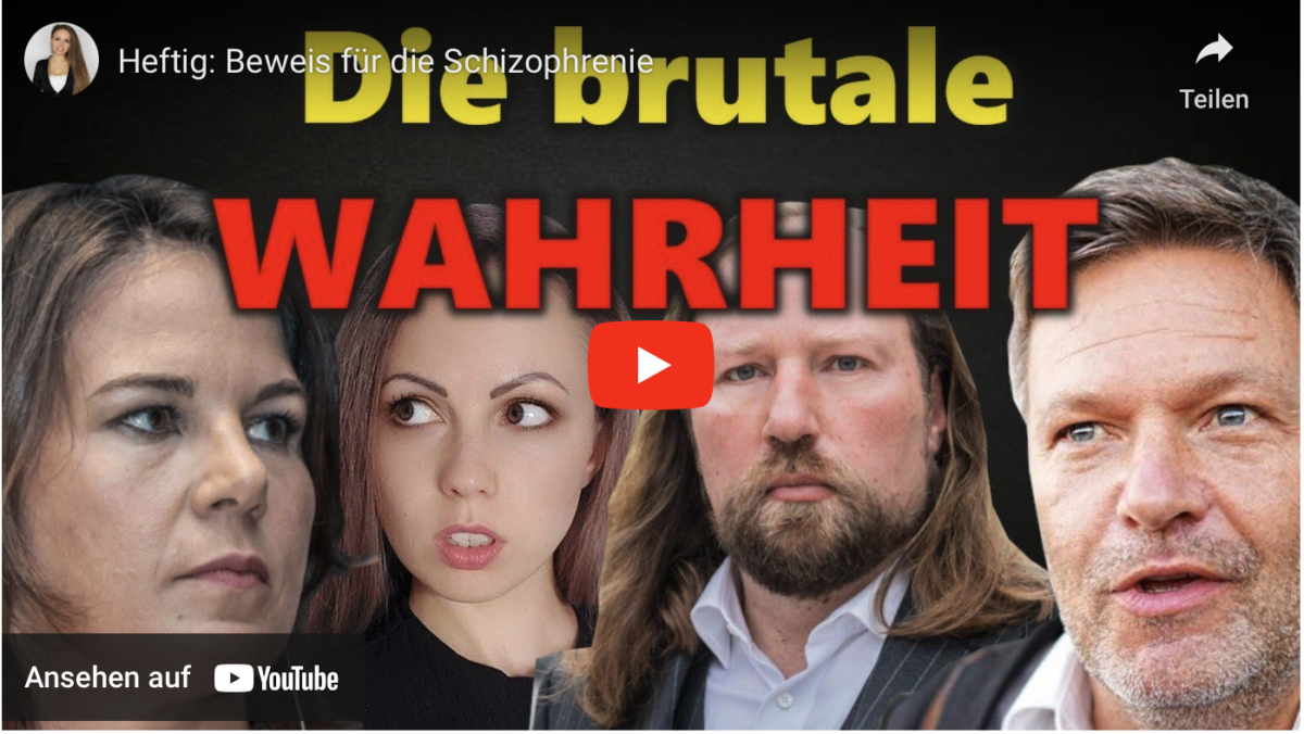 Heftig: Beweis für die Schizophrenie!