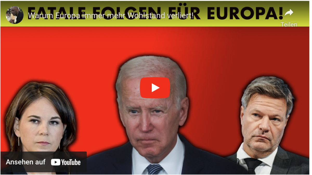 Warum Europa immer mehr Wohlstand verliert!