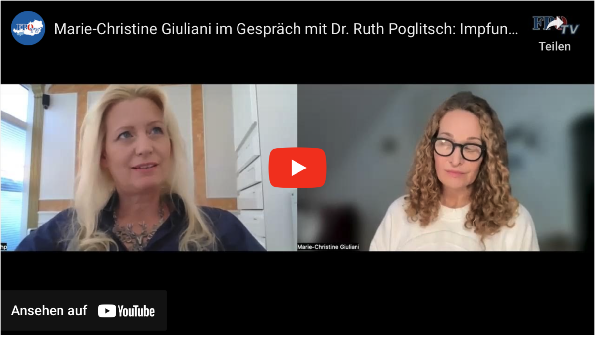 Was ist eine Impfung? Marie-Christine Giuliani im Gespräch mit Dr. Ruth Poglitsch: Impfung, Nebenwirkungen & Impfschäden!