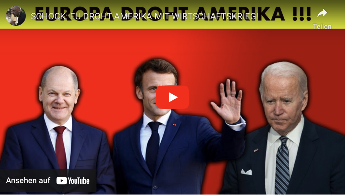 SCHOCK: EU DROHT AMERIKA MIT WIRTSCHAFTSKRIEG!