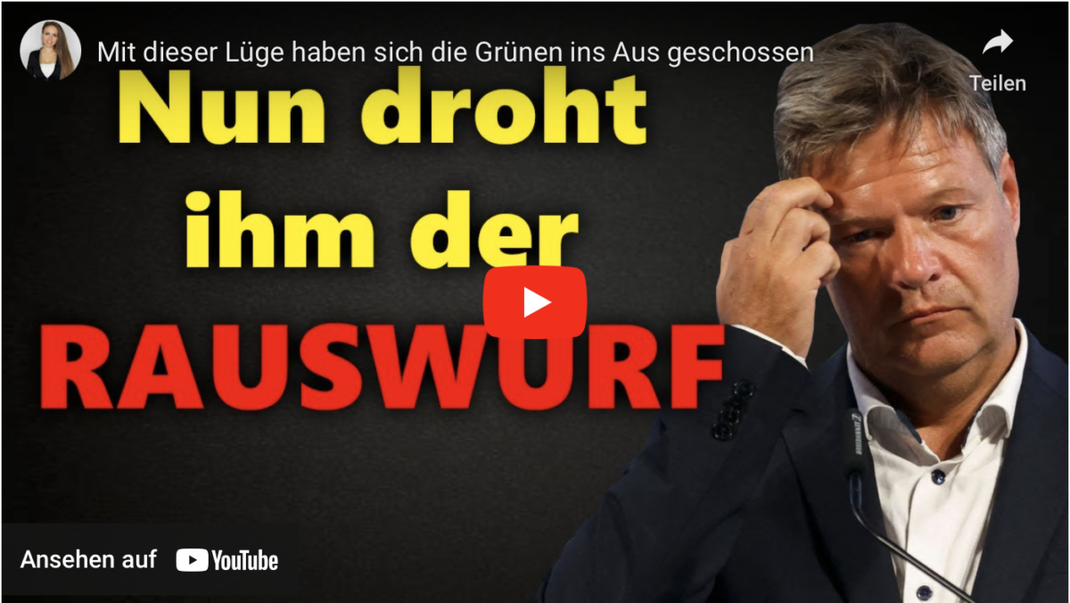 Mit dieser Lüge haben sich die Grünen ins Aus geschossen