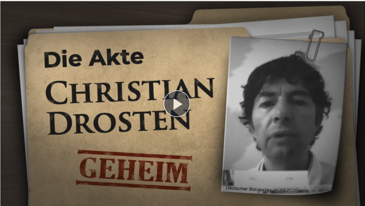 Wir zeigen Sie Euch: Die (geheimgehaltene) Skandal-Akte Christian Drosten!