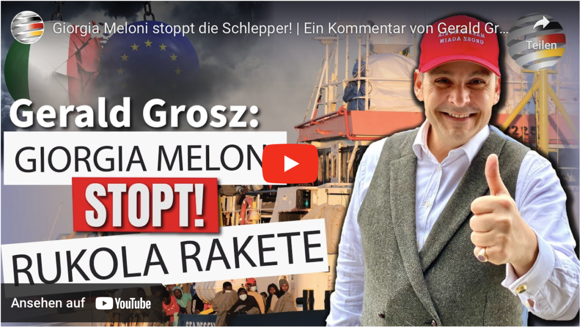 Giorgia Meloni stoppt die Schlepper!