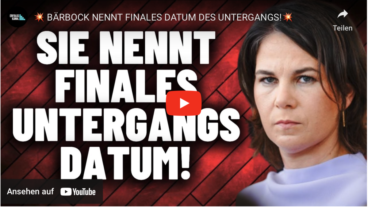 BÄRBOCK NENNT FINALES DATUM DES UNTERGANGS!