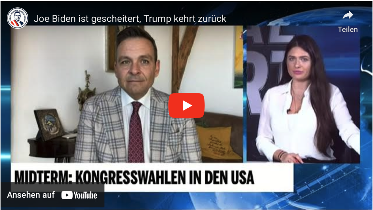 Joe Biden ist gescheitert, Trump kehrt zurück!